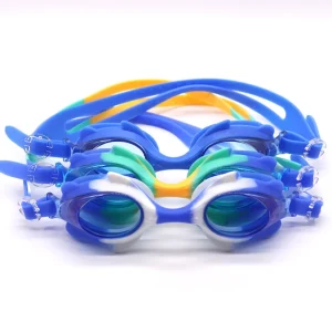 2025 Wholesale Fashionable PC Anti-Fog Waterproof Swimming Goggles for Girls and Boys Kids