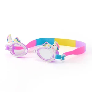 Waterproof Cartoon Animal-Shaped Swimming Glasses Fogproof and Watertight for Boys and Girls Beginner Swimming Goods