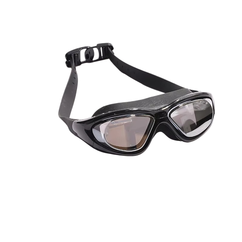 Myopia Swimming Goggles for Adults, Anti-Fog UV Protection Waterproof Adjustable Swim Glasses